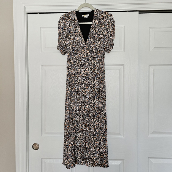 Boden Dresses & Skirts - BODEN Black Floral Midi Dress
